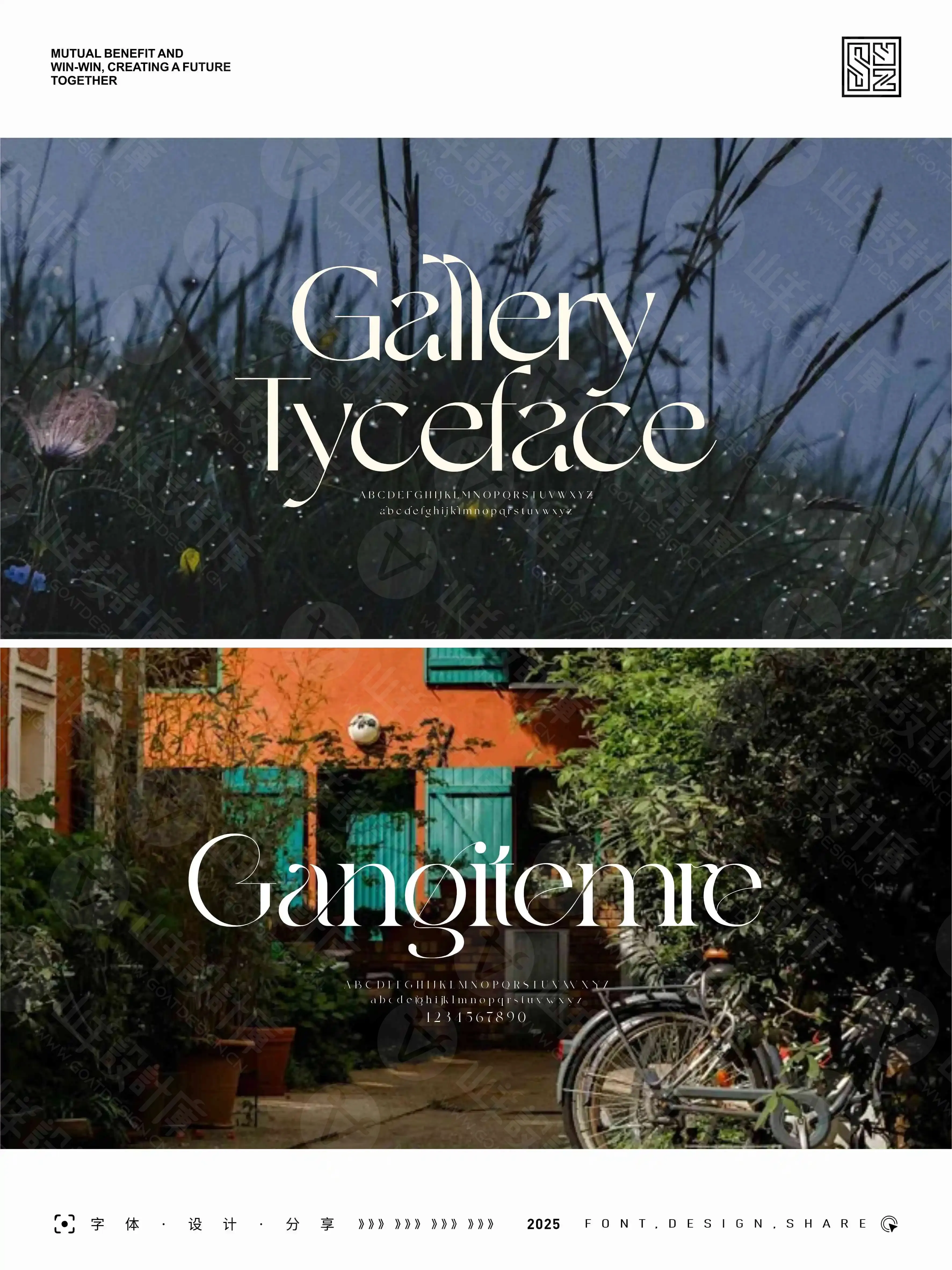 优美而雅的14款美式英文衬线字体 · 14款英文字体