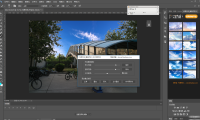 Photoshop扩展面板 替换天空 一键换天空插件