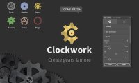 PS扩展面板齿轮快速生成 Clockwork 插件
