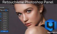 智能中性灰人像修图PS扩展面板 Retouch4me 中文汉化版