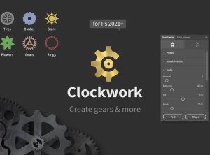 PS扩展面板齿轮快速生成 Clockwork 插件
