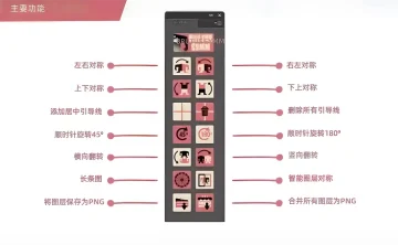 对称图像制作工具PS扩展面板  AD Brutus Symmetry 中文汉化版