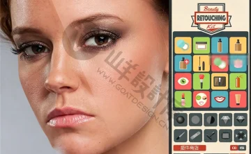 皮肤清洁修脸PS插件 Beauty Retouching Kit 3.0.1 中文汉化版