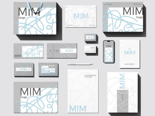 文创名片笔手提袋卡片VI品牌样机合集