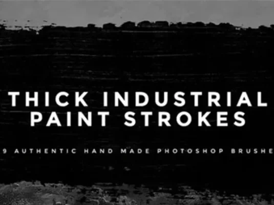 干拖肌理套装PS笔刷