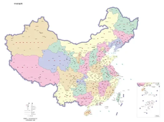 中国各省市高清AI CDR矢量打印可编辑素材