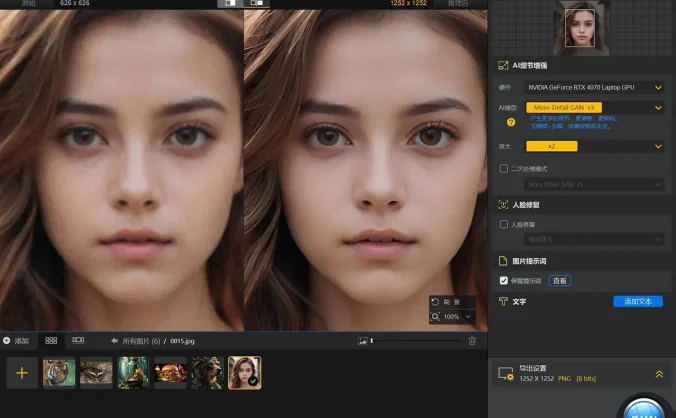 无损放大修复软件 Aiarty Image Enhancer 3.0 中文版