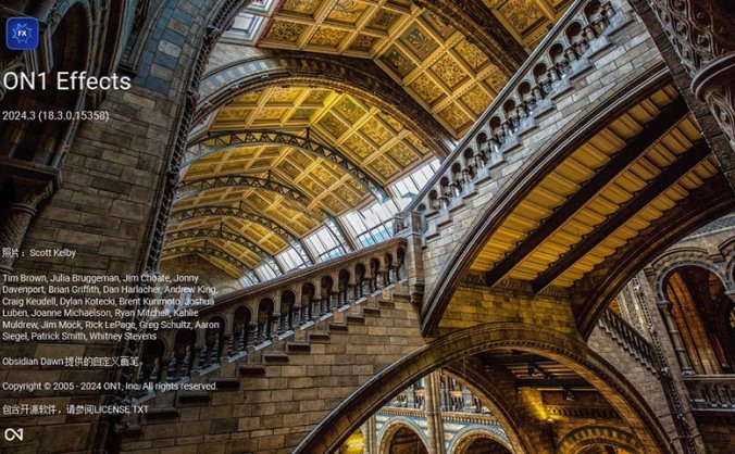 照片滤镜处理 ON1 Effects 2024 18.5.1 中文破解版