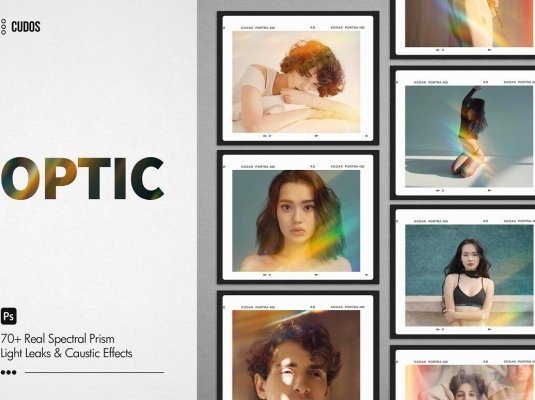 高清彩色光斑反光特效背景纹理图片