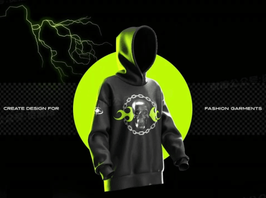 金属亮泽酸性镀铬抽象形状图案设计元素