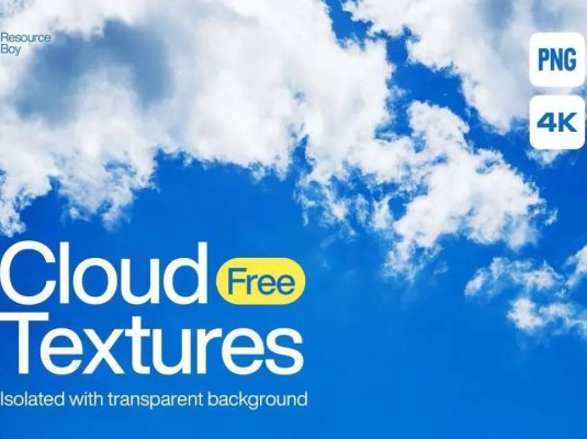 100款4K高清白云云彩云朵免抠素材可商用