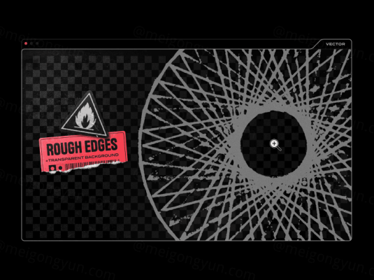 复古未来主义纹理造型图案