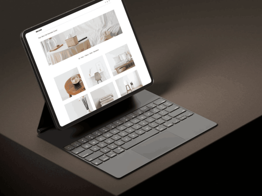 户外大型广告牌贴图样机