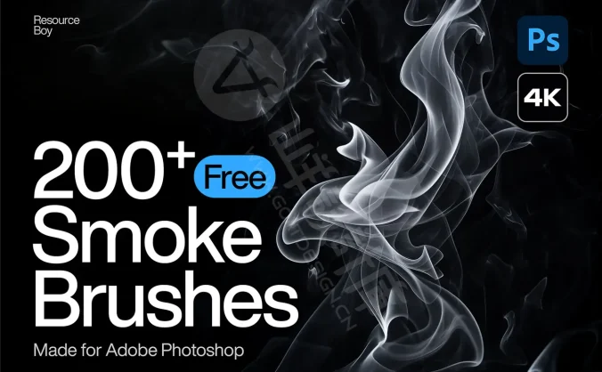 200+ 烟雾 Photoshop 画笔