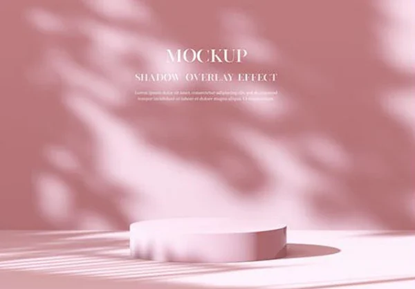 电商高端时尚产品场景立体效果展示产品背景PSD模板