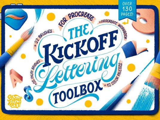 高质量铅笔毛笔钢笔粉笔Procreate笔刷