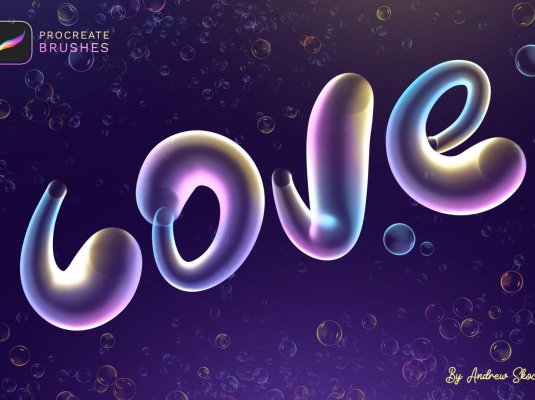 质感气泡Procreate笔刷