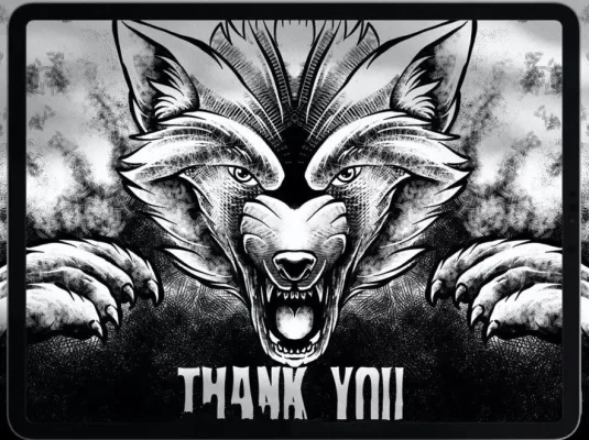 做旧线条颗粒网格铅笔钢笔绘画效果Procreate笔刷