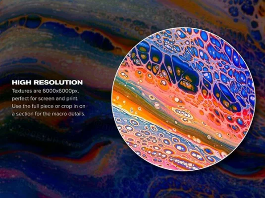 多彩炫目潮流大理石背景纹理素材