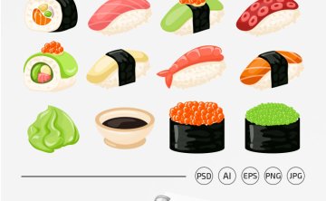 日本寿司图标