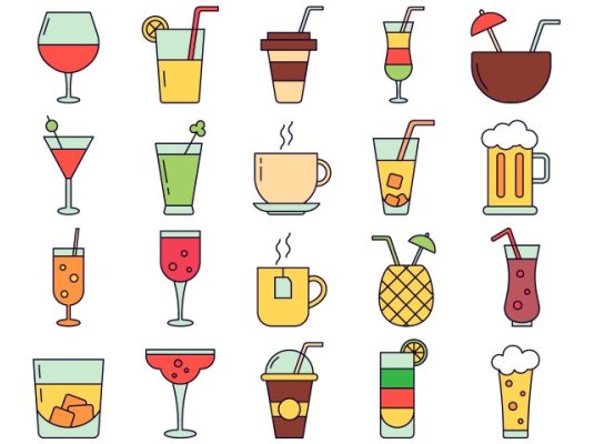 饮料饮品图标