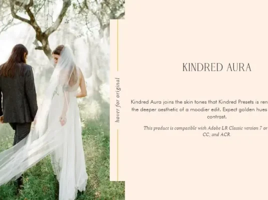 KINDRED时尚流行柔和明亮肤色调整情绪摄影Lightroom预设