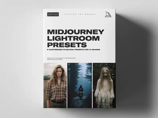 电影胶片柔和颗粒智能AI增强摄影调色Lightroom 预设