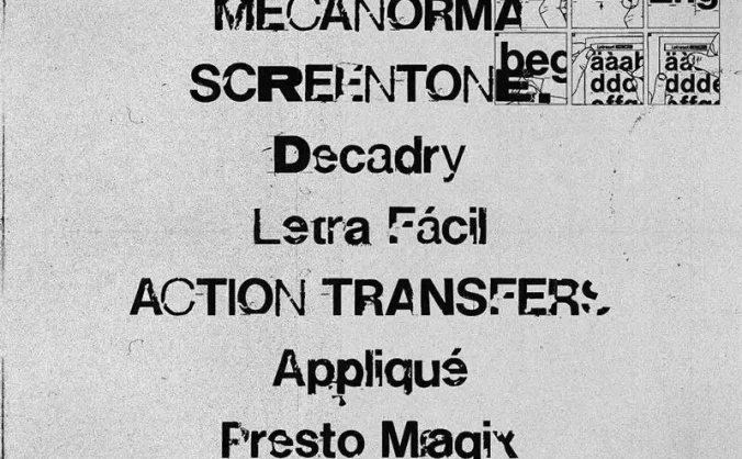 旧油墨肌理英文字体下载