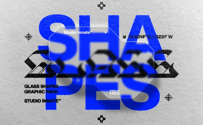 磨砂玻璃玻璃透明效果PS样机模板