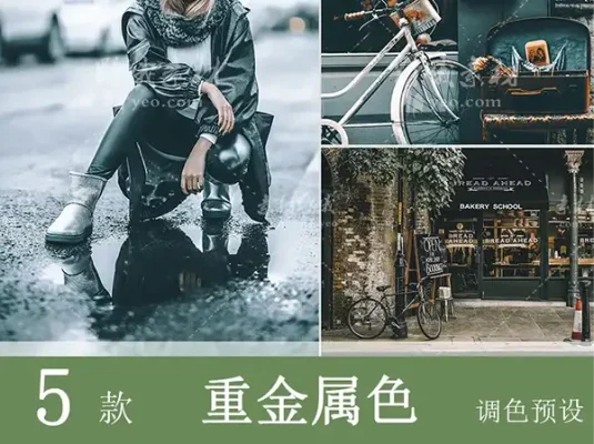 LR预设 重金属色 电影视频滤镜PR/PS/FCPX/达芬奇/AE/LUT预设 F63