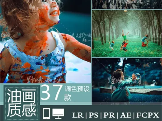 丽贝卡莎莉文艺复兴质感油画艺术PS/LR预设Lightroom调色滤镜预设