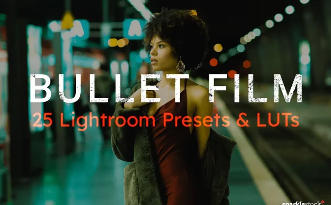 电影子弹列车色彩风格赛博夜色调色模拟Lightroom预设LUT预设