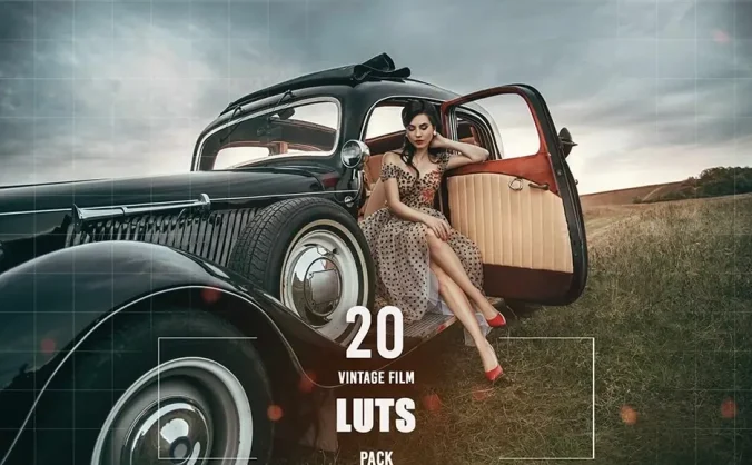 时尚复古胶片人像电影色彩调色LUT预设