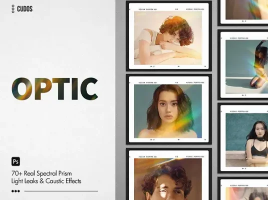 高清彩色光斑反光特效背景纹理图片