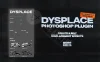 复古抽象液体扭曲位移流体文字特效 PS插件 DYSPLACE 中文汉化版