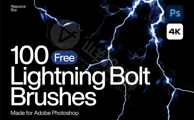 100款 闪电效果 Photoshop 画笔